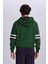 Yeşil Erkek Kapüşonlu Sweatshirt 2