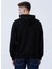 Kapüşon Yaka Siyah Erkek Sweatshırt 60284693-NBA Neon Fade Hoody Loslak 4