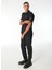Desenli Siyah Erkek Polo T-Shirt 241V3A1604 5