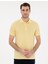 Açık Sarı Slim Fit Basic Tişört 1
