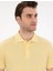 Açık Sarı Slim Fit Basic Tişört 2