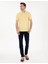 Açık Sarı Slim Fit Basic Tişört 4