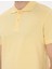 Açık Sarı Slim Fit Basic Tişört 7