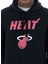 Kapüşonlu Normal Kalıp Düz Siyah Erkek Sweatshirt - Team Logo Po Hoody Miahea Blk 3