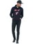 Kapüşonlu Normal Kalıp Düz Siyah Erkek Sweatshirt - Team Logo Po Hoody Miahea Blk 5