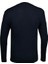 Lacivert Regular Fit Bisiklet Yaka Fitilli Triko Kazak 2