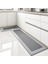 Şık Tasarım Su Emici Banyo Mutfak Kaymaz Tabanlı Paspas 156X38 cm Takım 38X58 cm Yazısız Model M-61 4
