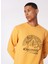 Turuncu Bisiklet Yaka Relaxed Fit Erkek Sweatshirt DS4M-SWT3237 2