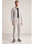 Slim Fit Gri Kapüşonlu Ince Hırka 3