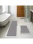 Yazısız Model Mutfak Paspası Su Emici Banyo Paspası Kaymaz Tabanlı 156X38 cm Takım 38X58 cm M-61 5