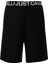Lastikli Bel Slim Fit Siyah Erkek Bermuda Şort 74OBD131N0203899 2