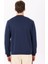 Lacivert Erkek Bisiklet Regular Fit Sweatshirt UMA24002FE 5
