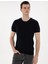 Lacivert Slim Fit Bisiklet Yaka Triko Tişört 3