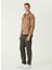 Ekru Erkek Balıkçı Slim Fit Düz Kazak 1091787 4