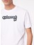 Bisiklet Yaka Beyaz Erkek T-Shirt UMA23002TS 4
