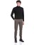 Haki Slim Fit Desenli Pamuklu Yandan Cep Kanvas Pantolon 2
