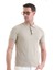 Bej Regular Fit Düz Polo Yaka Tişört 1