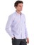 Lila Comfort Fit Çizgili Pamuklu Slim Yaka Uzun Kollu Casual Gömlek 2