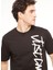 Bisiklet Yaka Siyah Erkek T-Shirt 75OAHI02 1