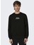 Siyah Erkek O Yaka Baskılı Sweatshirt 22027894_ONSCELEBRITY Reg Crew Neck 3