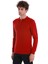 Kırmızı Regular Fit Jakarlı Polo Yaka Yünlü Triko Kazak 4