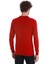 Kırmızı Regular Fit Jakarlı Polo Yaka Yünlü Triko Kazak 6