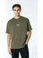 Gmg Fırenze Haki Erkek Oversize T-Shirt GU24MFW03006 1