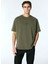 Gmg Fırenze Haki Erkek Oversize T-Shirt GU24MFW03006 3