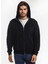 ST21WE064-500SAMSON Düz Siyah Erkek Polar Sweatshırt 2