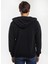 ST21WE064-500SAMSON Düz Siyah Erkek Polar Sweatshırt 4