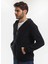 ST21WE064-500SAMSON Düz Siyah Erkek Polar Sweatshırt 5