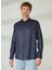 Gmg Fırenze Slim Fit Alttan Britli Yaka Lacivert Erkek Gömlek GU23MSS02012 3