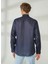 Gmg Fırenze Slim Fit Alttan Britli Yaka Lacivert Erkek Gömlek GU23MSS02012 5