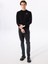 Siyah Erkek Bisiklet Regular Fit Sweatshirt UMA24002FE 3