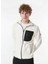 Ekru Erkek Dik Relaxed Düz Polar Sweatshırt J4WM-SWT4444 2