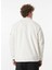 Ekru Erkek Dik Relaxed Düz Polar Sweatshırt J4WM-SWT4444 6