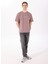 Gmg Fırenze Gül Kurusu Erkek Oversize T-Shirt GU25MSS03005 2