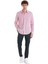 Bordo Comfort Fit Baskılı Slim Yaka Uzun Kollu Spor Gömlek 2