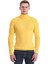 Sarı Slim Fit Fitilli Balıkçı Yaka Yünlü Triko Kazak 3