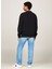 Bisiklet Yaka Regular Fit Baskılı Siyah Erkek Kazak DM0DM19186BDS Reg Dna Flag Sweater 4