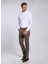 Normal Bel Düz Paça Slim Fit Vizon Erkek Pantolon BBFW24MPT001 1