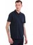 Lacivert Regular Fit Düz Merserize Polo Yaka 100% Pamuk Tişört 4