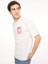 Bisiklet Yaka Beyaz Erkek T-Shirt 75OAHG03 1