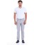 Lacivert Regular Fit Desenli Pamuklu 5 Cep Kanvas Pantolon 4