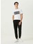 Bisiklet Yaka Beyaz Erkek T-Shirt 1086153 2