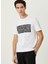 Bisiklet Yaka Beyaz Erkek T-Shirt 1086153 6