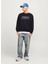 Siyah Erkek Bisiklet Relaxed Sweatshirt Jcoalpha Sweat Crew Neck 1