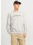 Ekru Erkek Bisiklet Yaka Relaxed Fit Sweatshirt Jcoalpha Sweat Crew Neck 2
