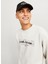 Ekru Erkek Bisiklet Yaka Relaxed Fit Sweatshirt Jcoalpha Sweat Crew Neck 3