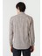 Erkek Regular Fit Uzun Kollu Desenli Spor Gömlek Bej GM22Y221161_K07 2